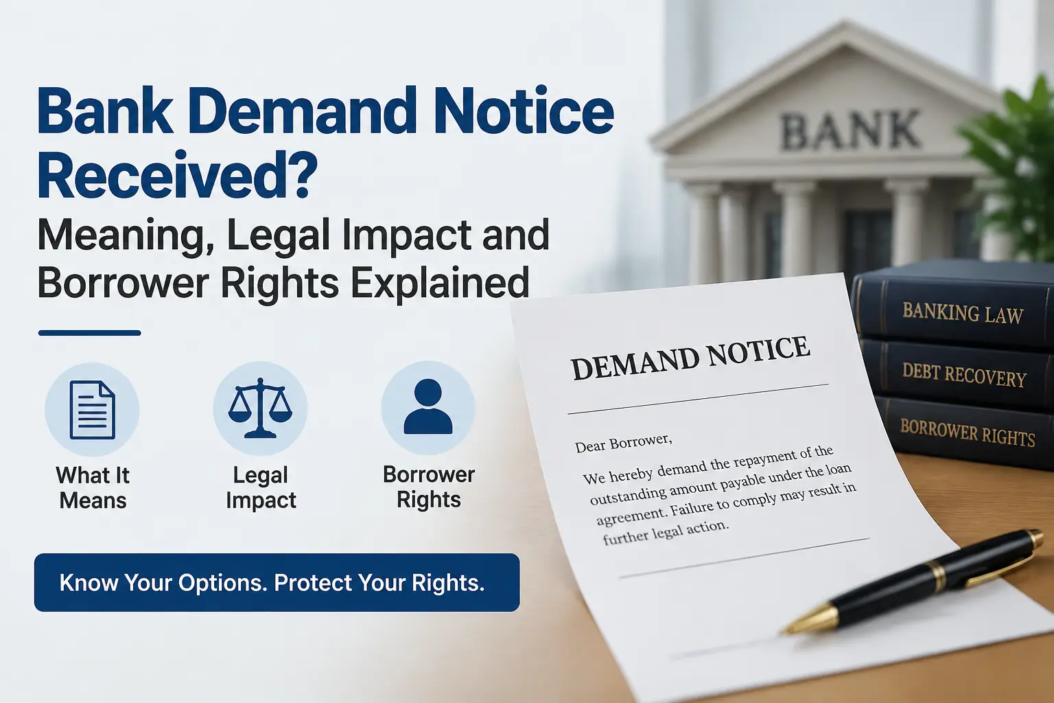 Bank Demand Notice Received? Meaning, Legal Impact and Borrower Rights Explained