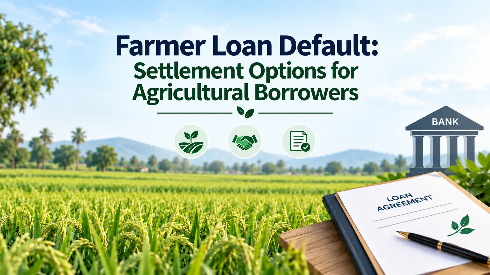 Farmer Loan Default: Settlement Options for Agricultural Borrowers
