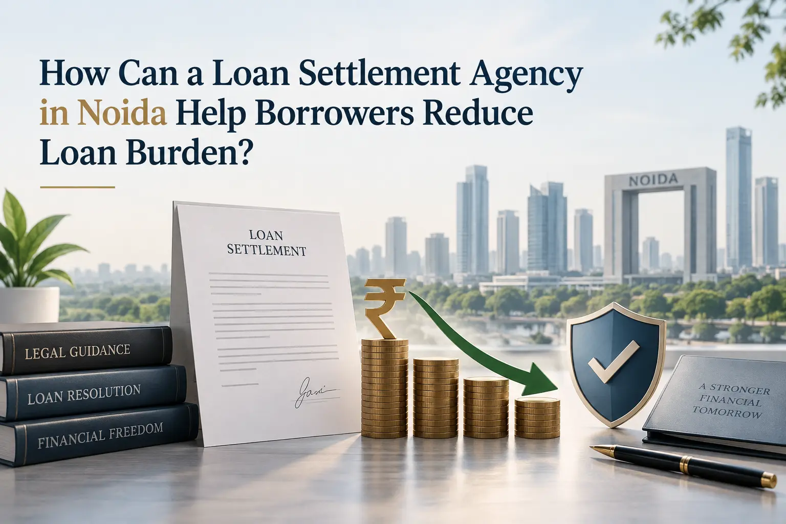 How Can a Loan Settlement Agency in Noida Help Borrowers Reduce Loan Burden?