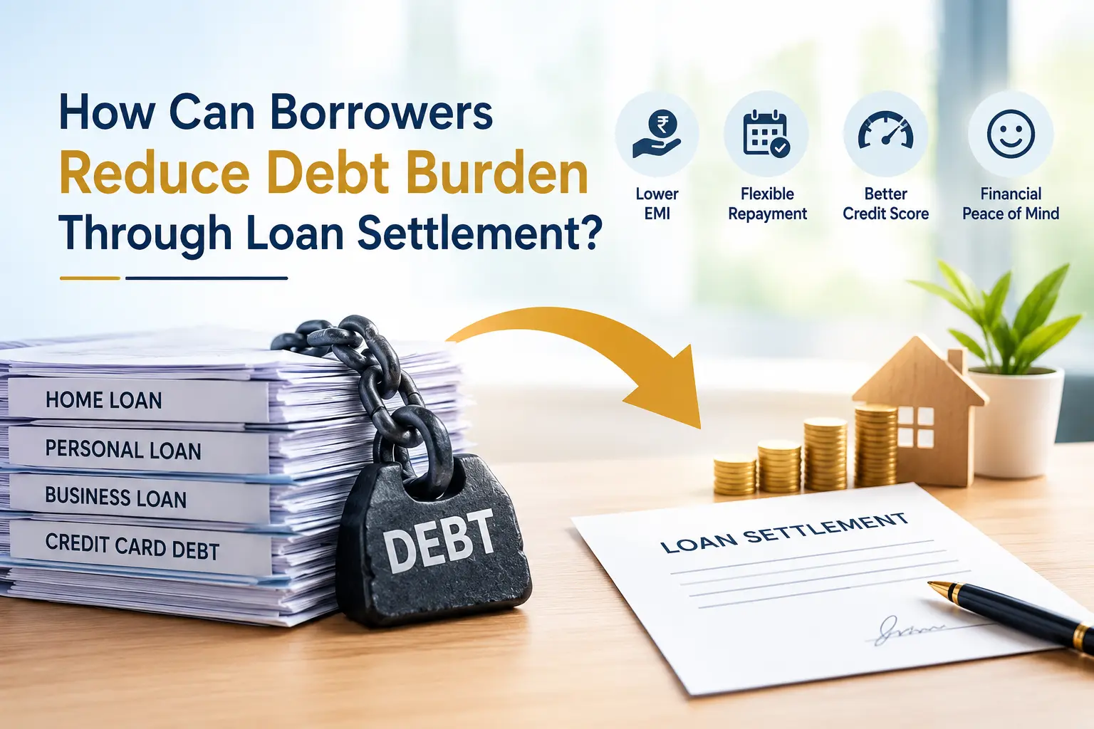 How Can Borrowers Reduce Debt Burden Through Loan Settlement?