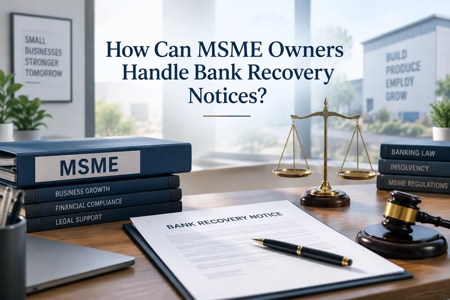 How Can MSME Owners Handle Bank Recovery Notices?