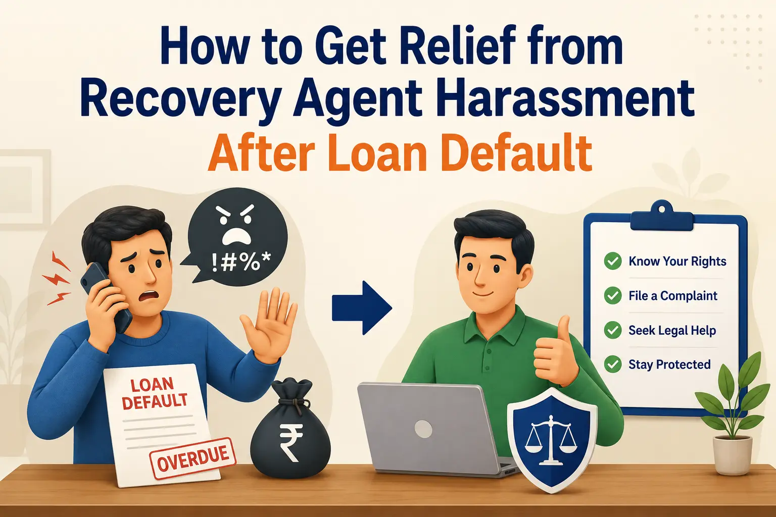 How to Get Relief from Recovery Agent Harassment After Loan Default