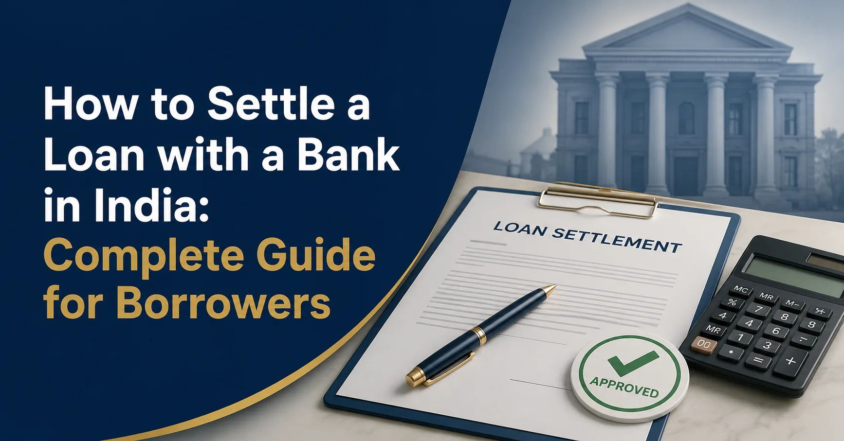 How to Settle a Loan with a Bank in India Complete Guide for Borrowers?