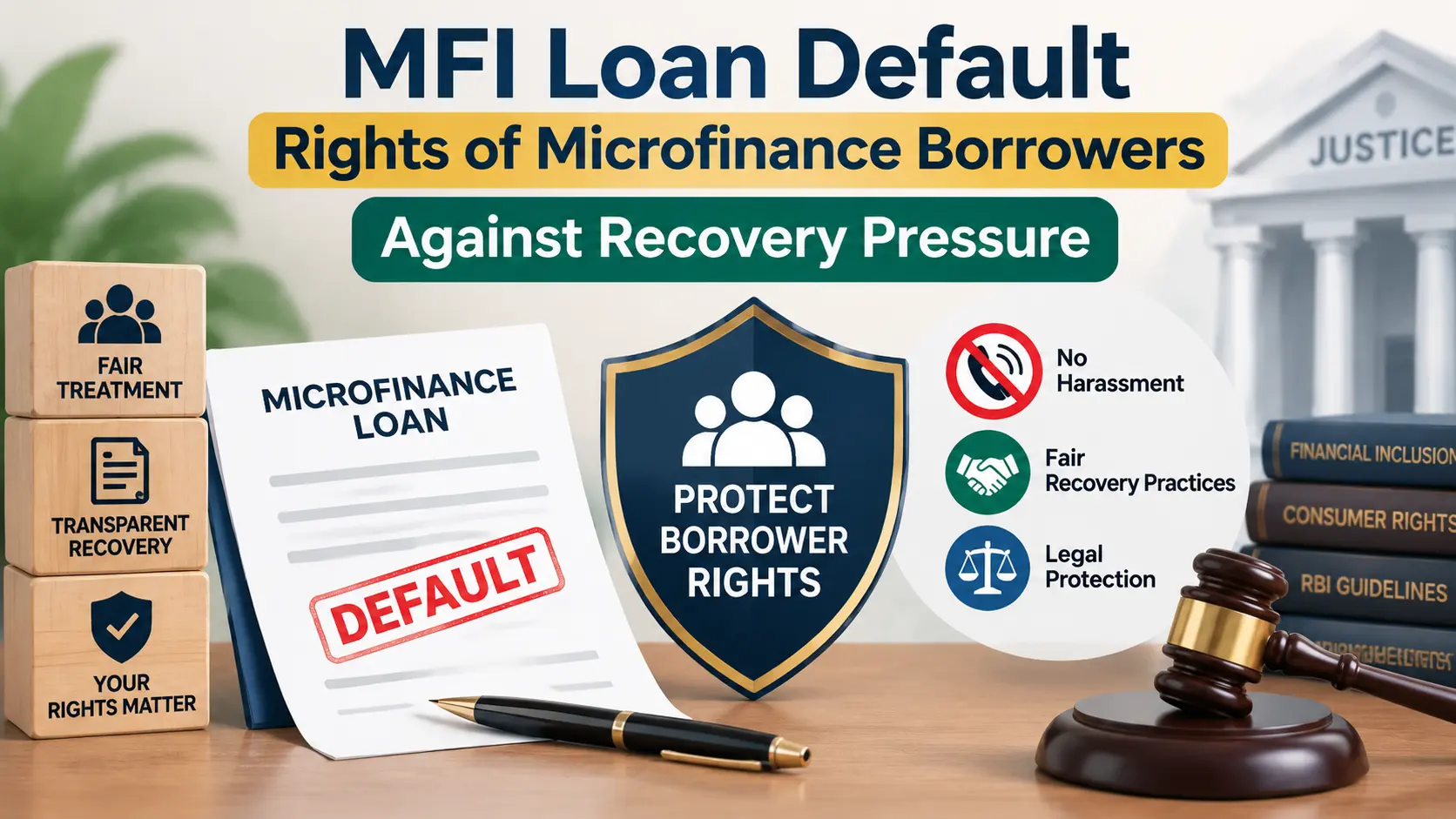 MFI Loan Default Rights of Microfinance Borrowers Against Recovery Pressure