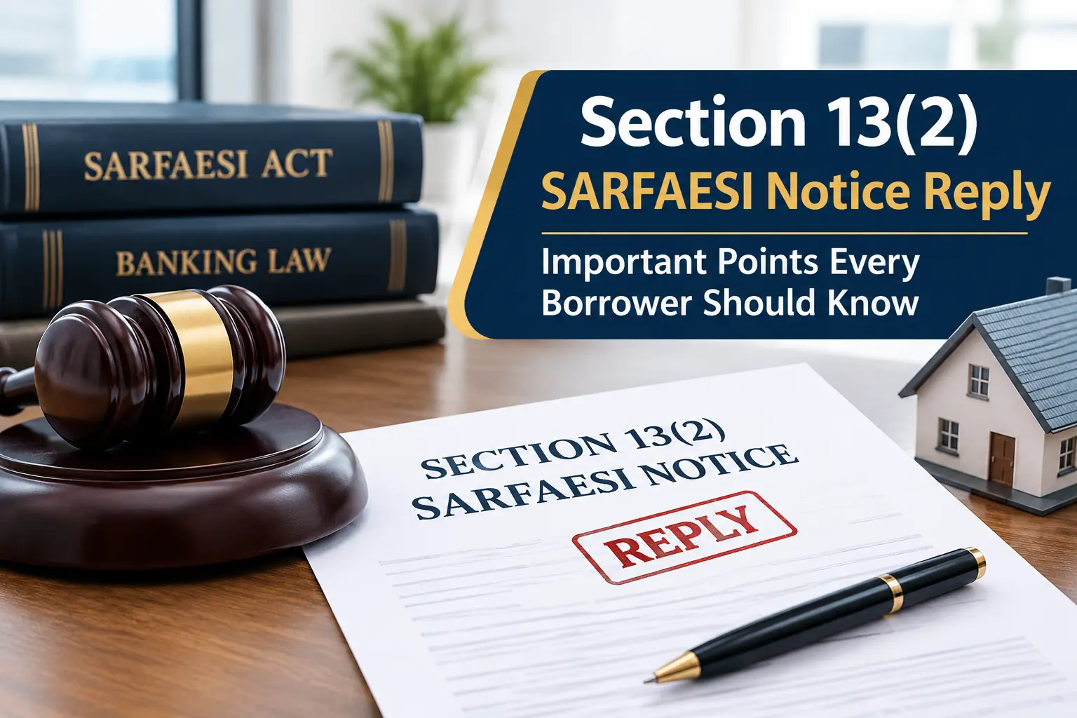 Section 13(2) SARFAESI Notice Reply: Important Points Every Borrower Should Know